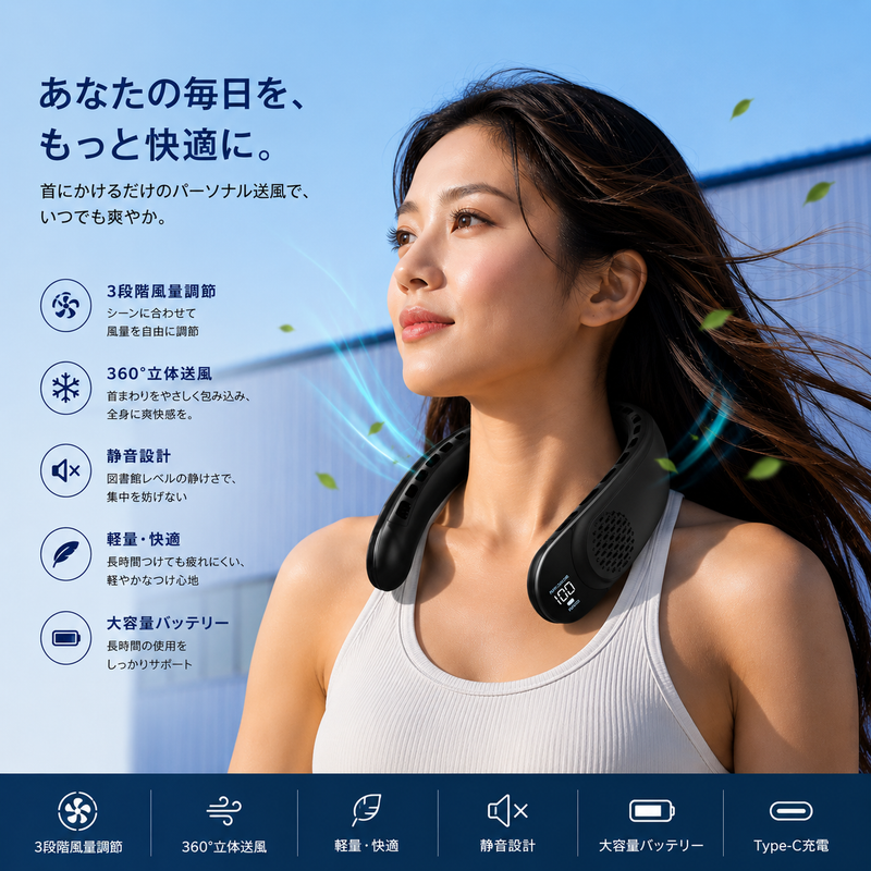CapiNinja™ ネッククーラー Pro【SNS話題沸騰中】